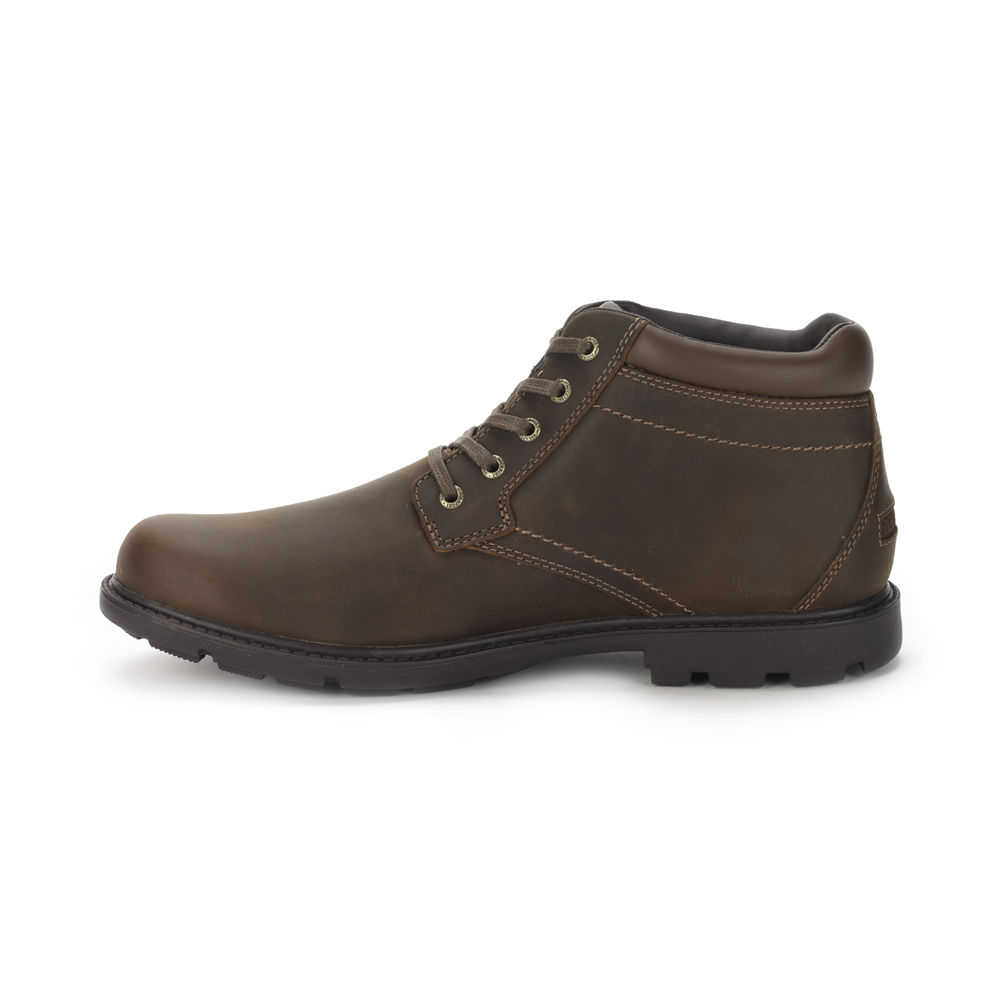 Rockport Mens Rugged Bucks Waterproof - Boots Brown - AFX205437